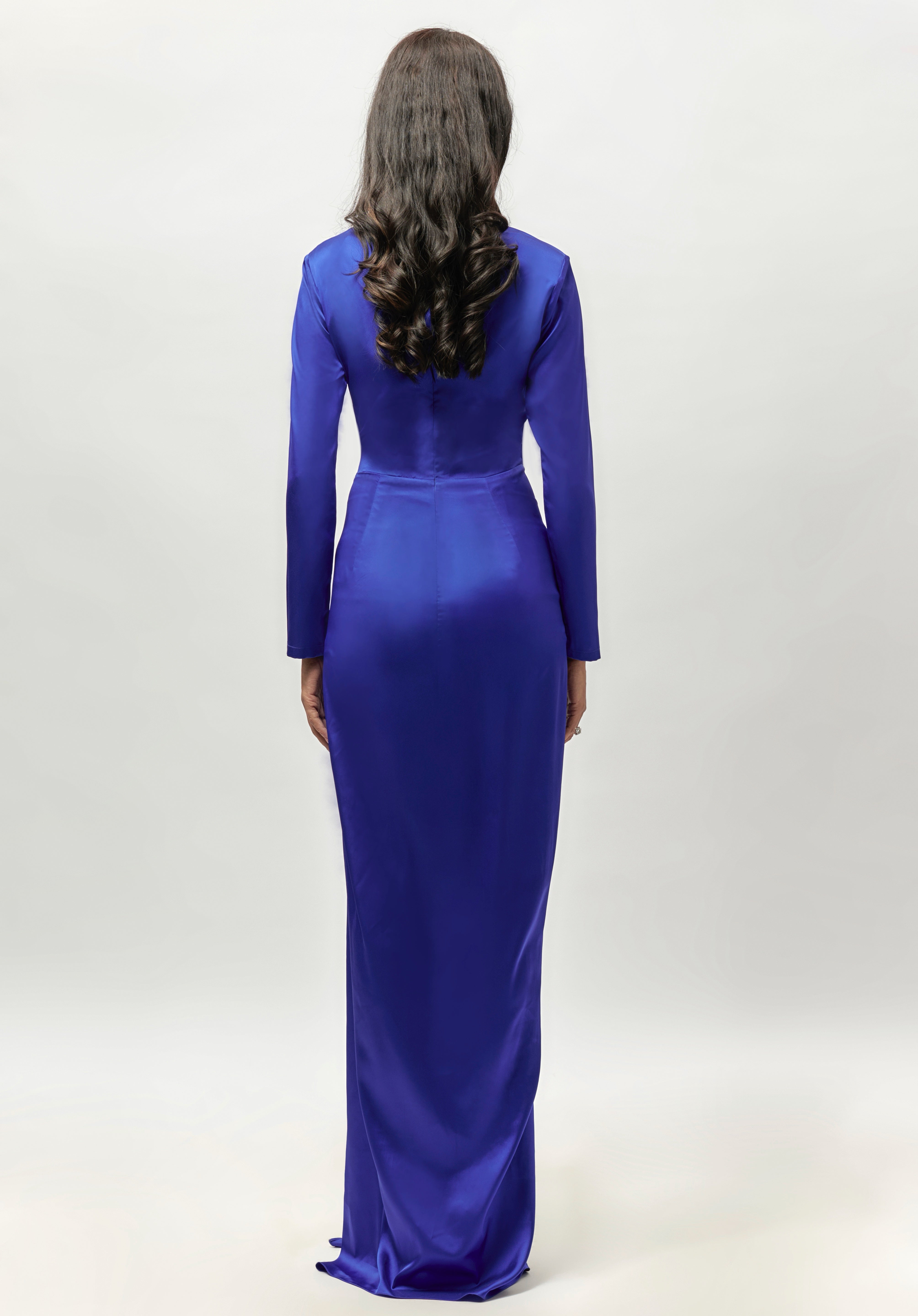 BLOU SATYN DRAPE VOLMOU ROK