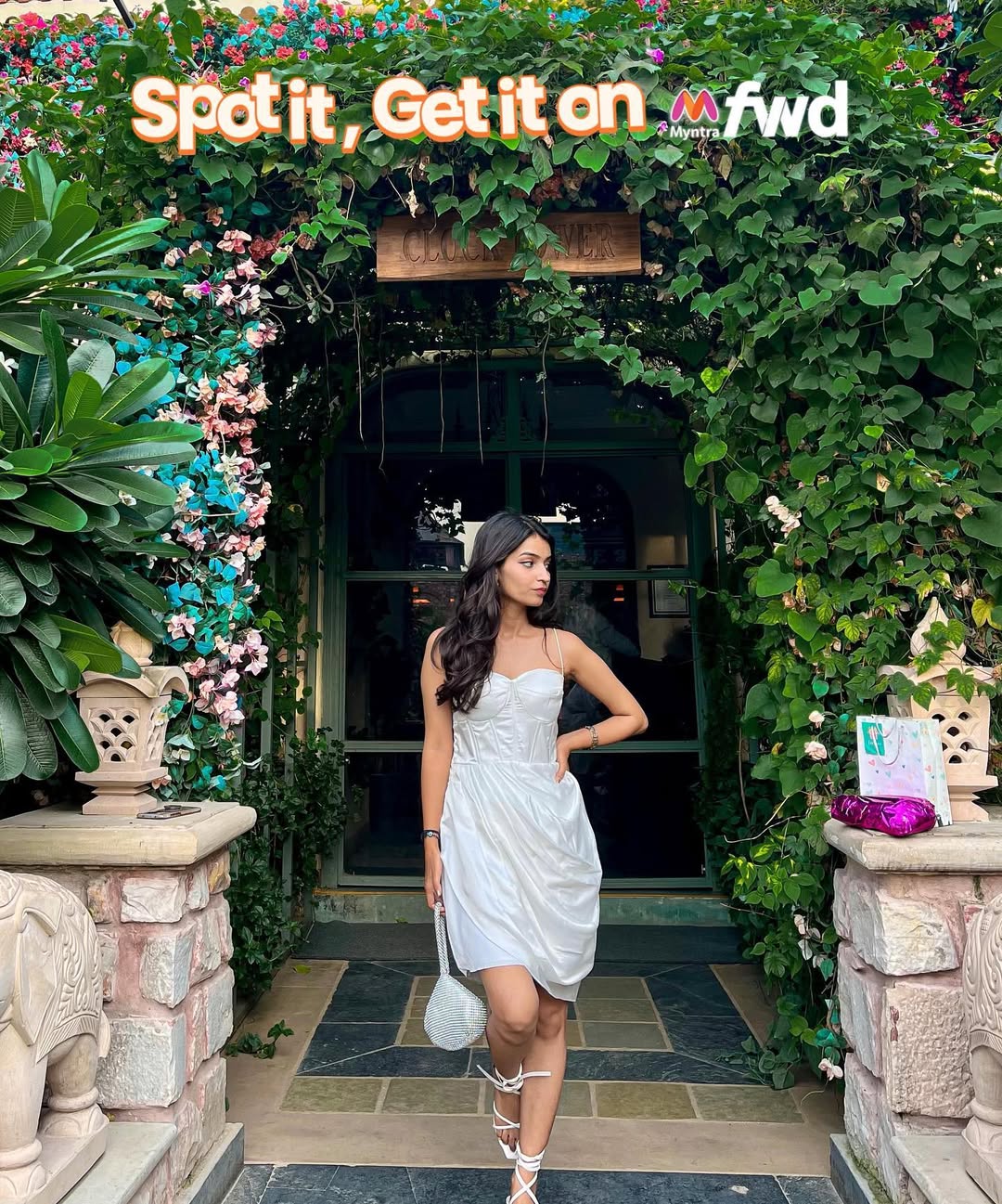 White Sleeveless Corset Dress