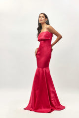 WARM PIENK VERSIERDE ROKKIE