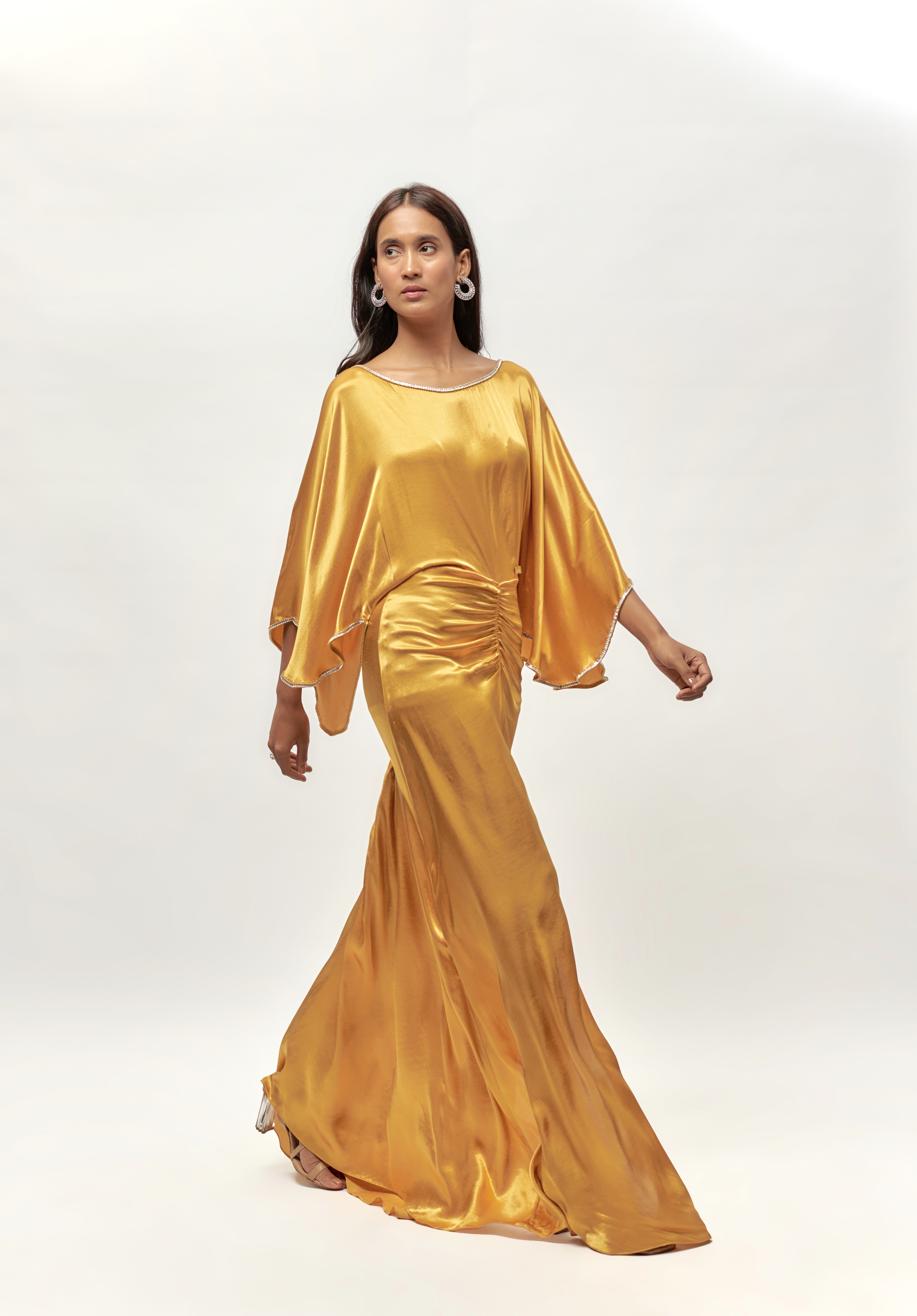 GOUD VERSIERDE KIMONO-MOU-ROK