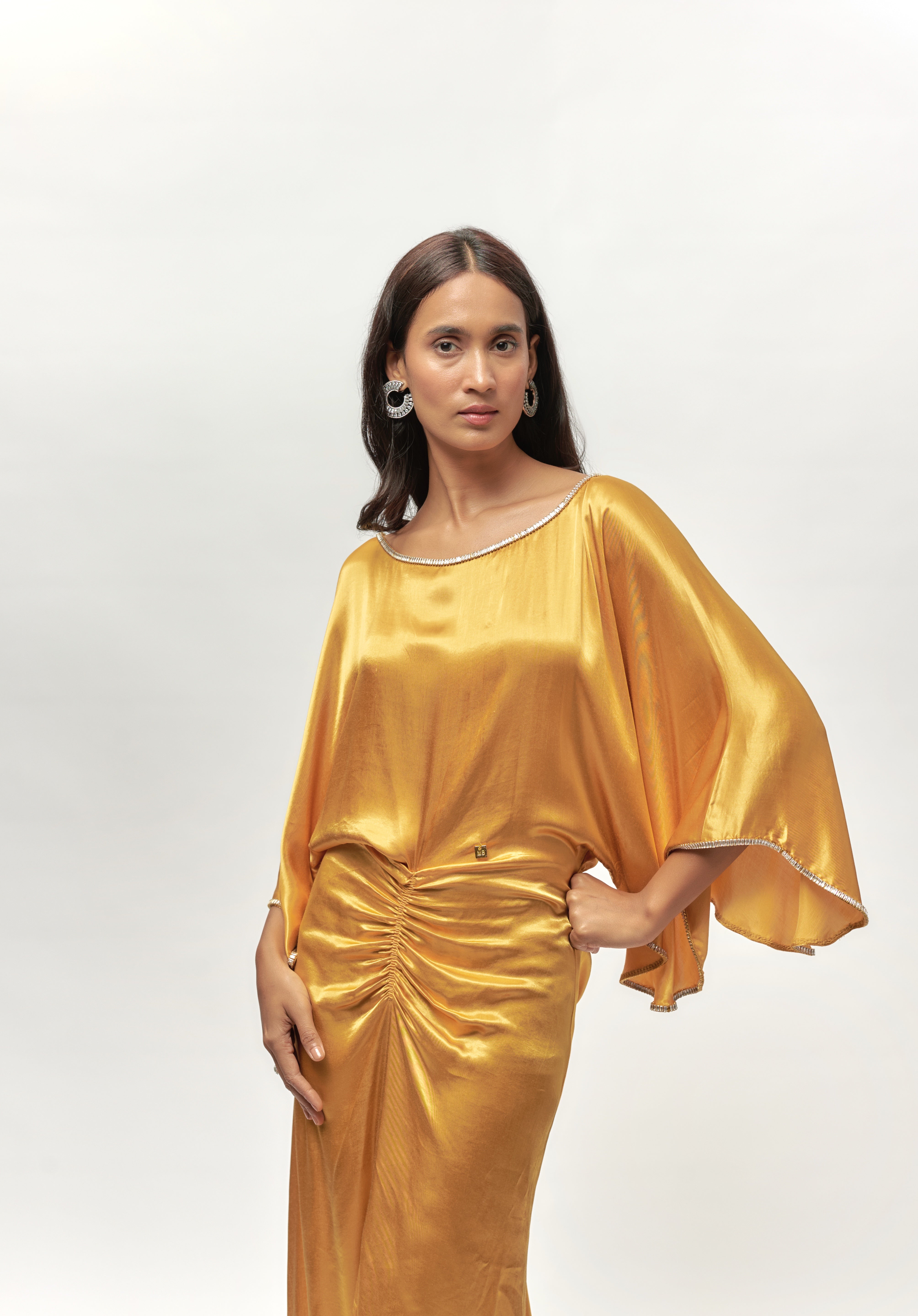 GOUD VERSIERDE KIMONO-MOU-ROK
