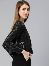 Black Sequins Jacket