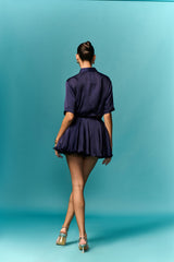 Vlootblou hemp met romp