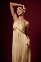 GOUD MODALE DRAPE LANG ROK