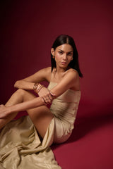 GOUD PRUTENDE LANG ROK