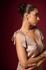 GOUD FOELIE BIND-UP TOP