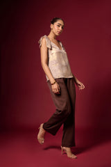 GOUD FOELIE BIND-UP TOP