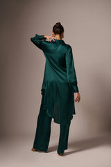 BLAUWGROEN MODALE KOORDSET