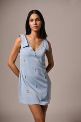 LIGBLOU VERSIERDE ROK