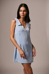 LIGBLOU VERSIERDE ROK