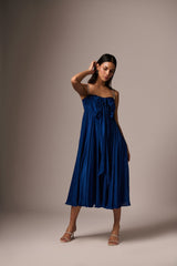 Blou Versierde Strikrok