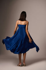 Blou Versierde Strikrok