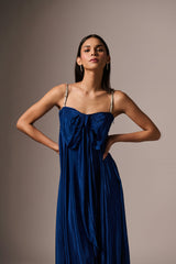 Blou Versierde Strikrok