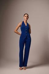 Blou formele koördinaatstel