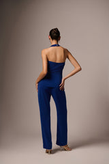 Blou formele koördinaatstel