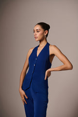 Blou formele koördinaatstel