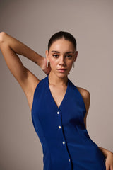 Blou formele koördinaatstel