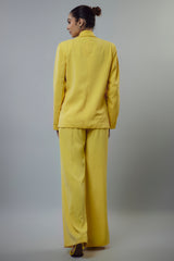 GEEL VERSIERDE BAADJIE STEL