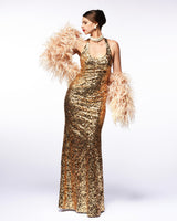 Kalki Koechlin Golden Sequin Dress