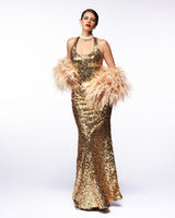 Kalki Koechlin Goue Paillette Rok