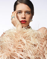 Kalki Koechlin Goue Paillette Rok
