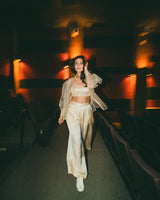 Dhwani Bhanushali Golden Jacket