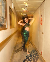 Sukruti Kakkar Green Sequin Set