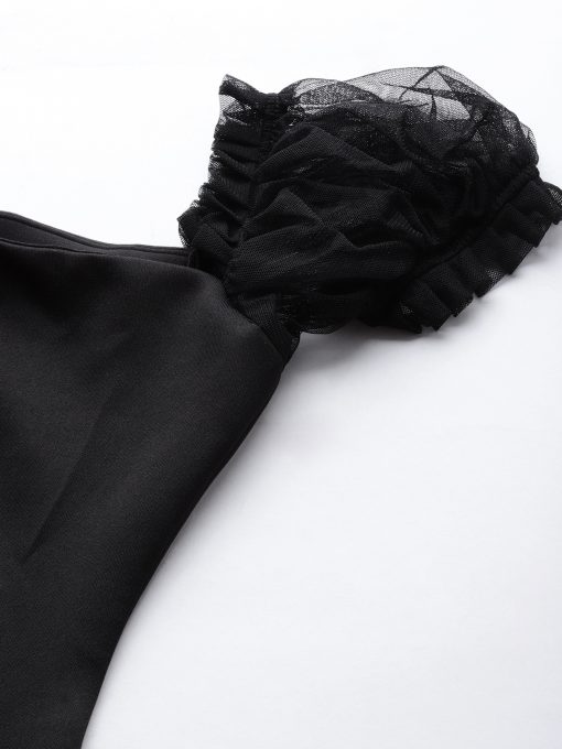 BODYCON DRESS WITH PLEATS