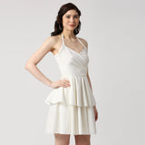 Wit Nek-Geknoopte Laagrok