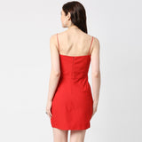 Red Bodycon Corset Dress