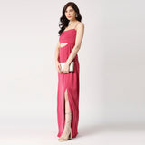 Ankle Length Dress With Slit