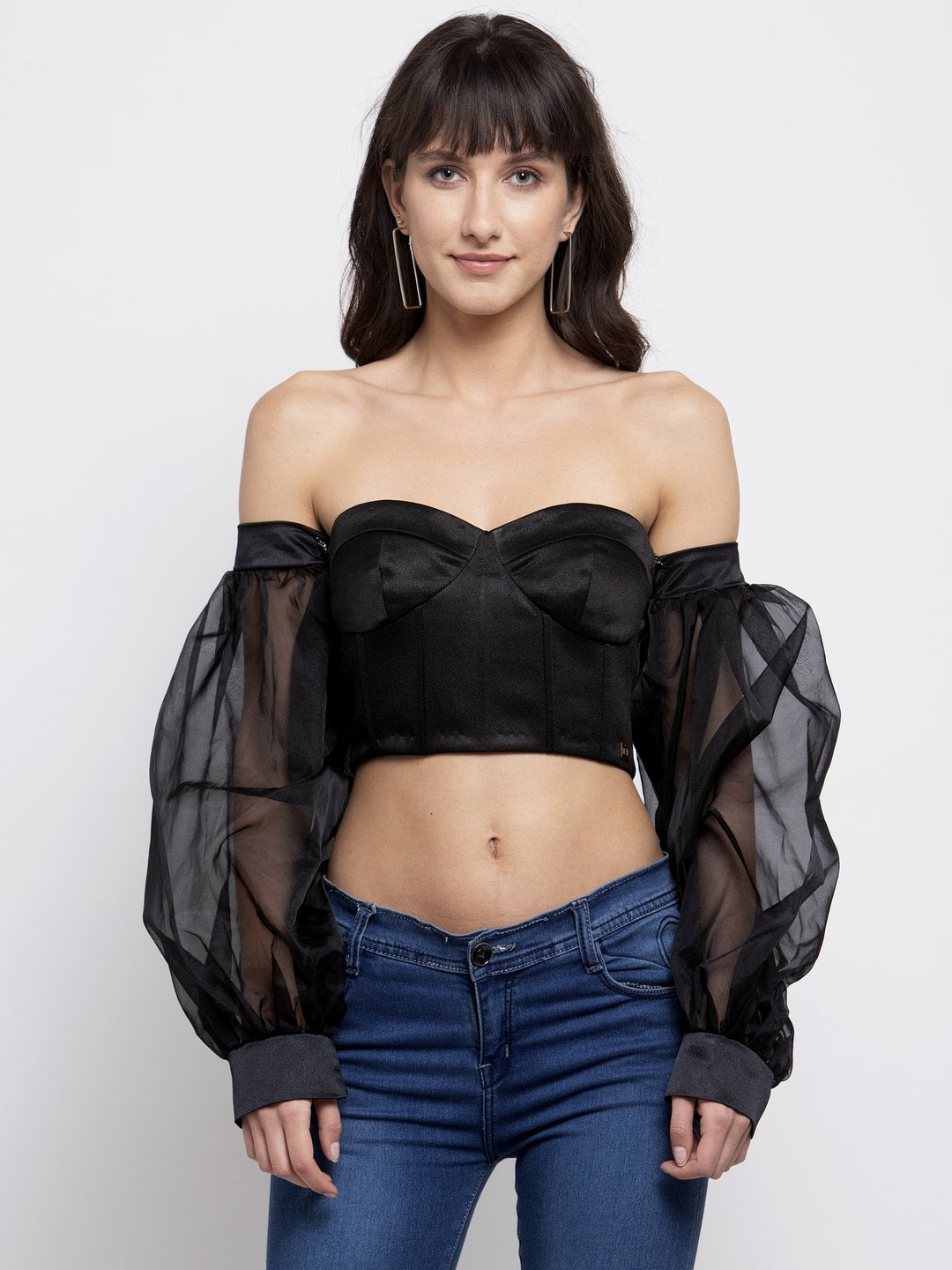 ONE SHOULDER CORSET TOP
