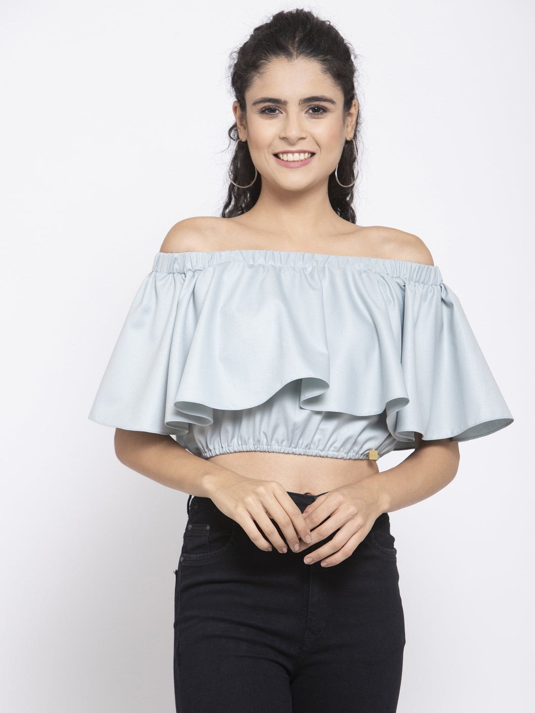 OFF SHOULDERR CROP TOP