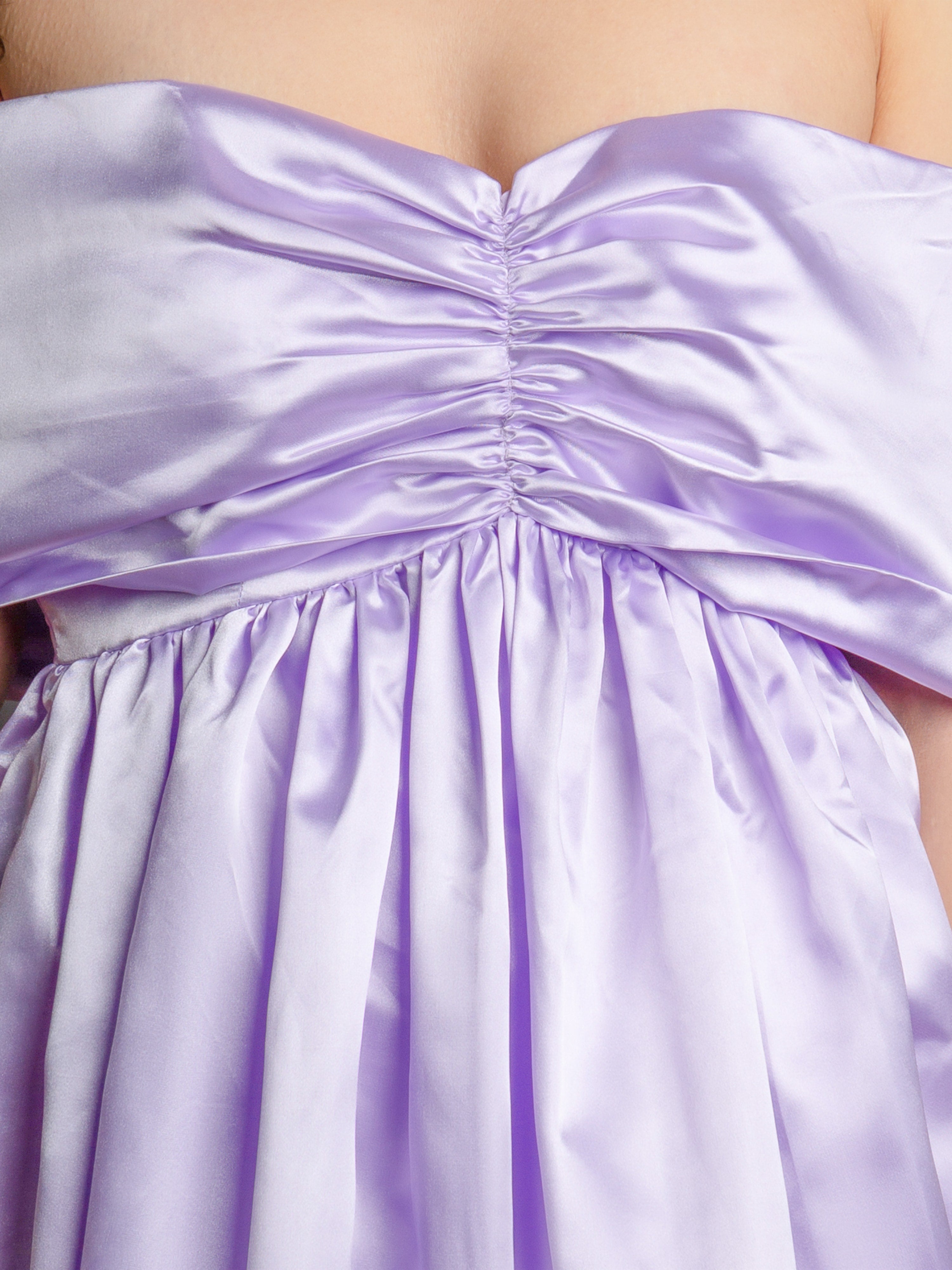 Lilac Off Shoulder Dress
