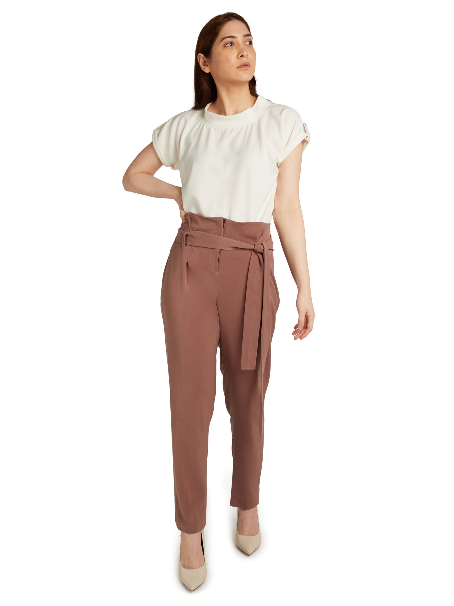 FRONT PLEATED PANT