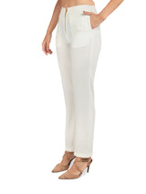 Front Detail White Pant