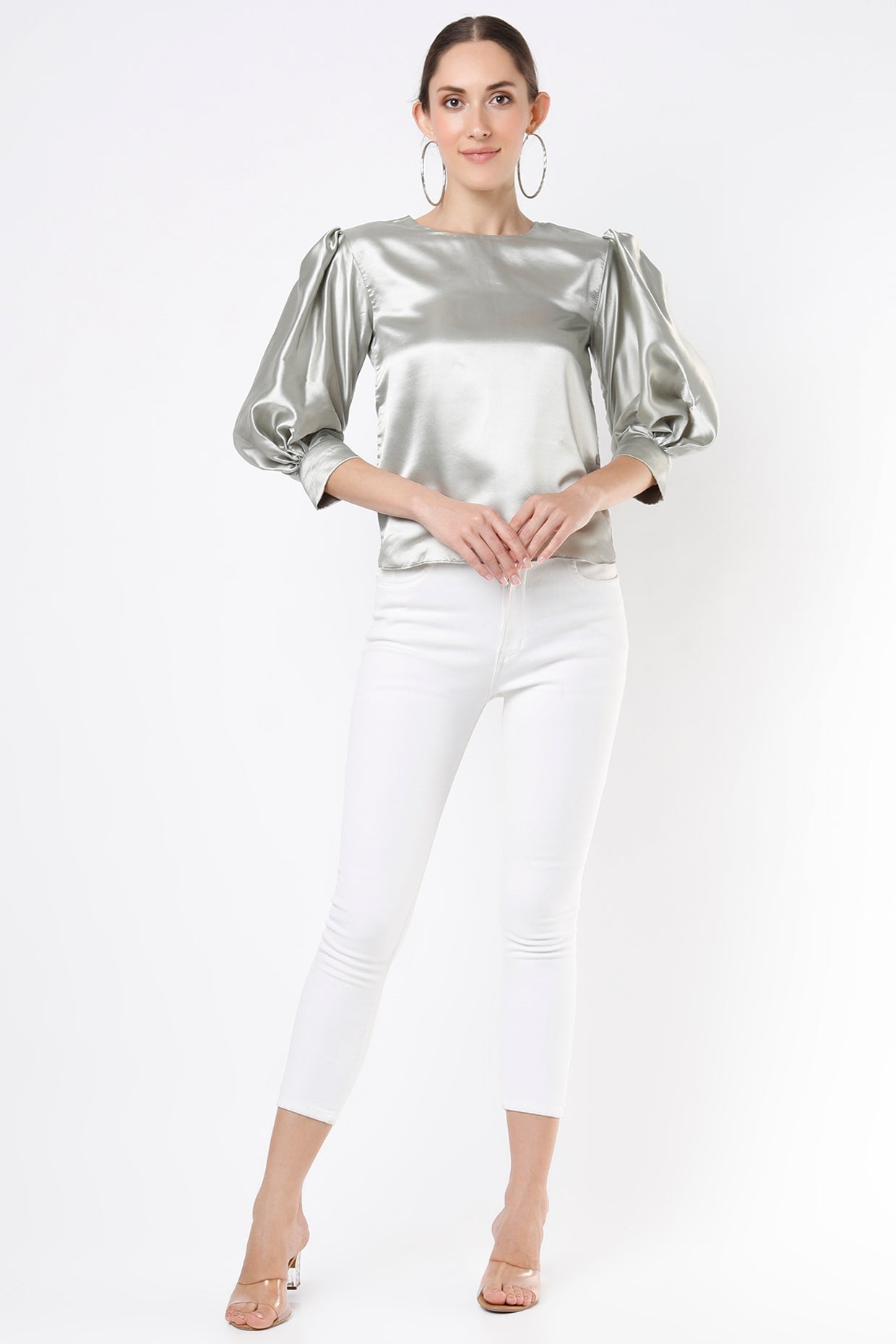 BASIC SATIN TOP