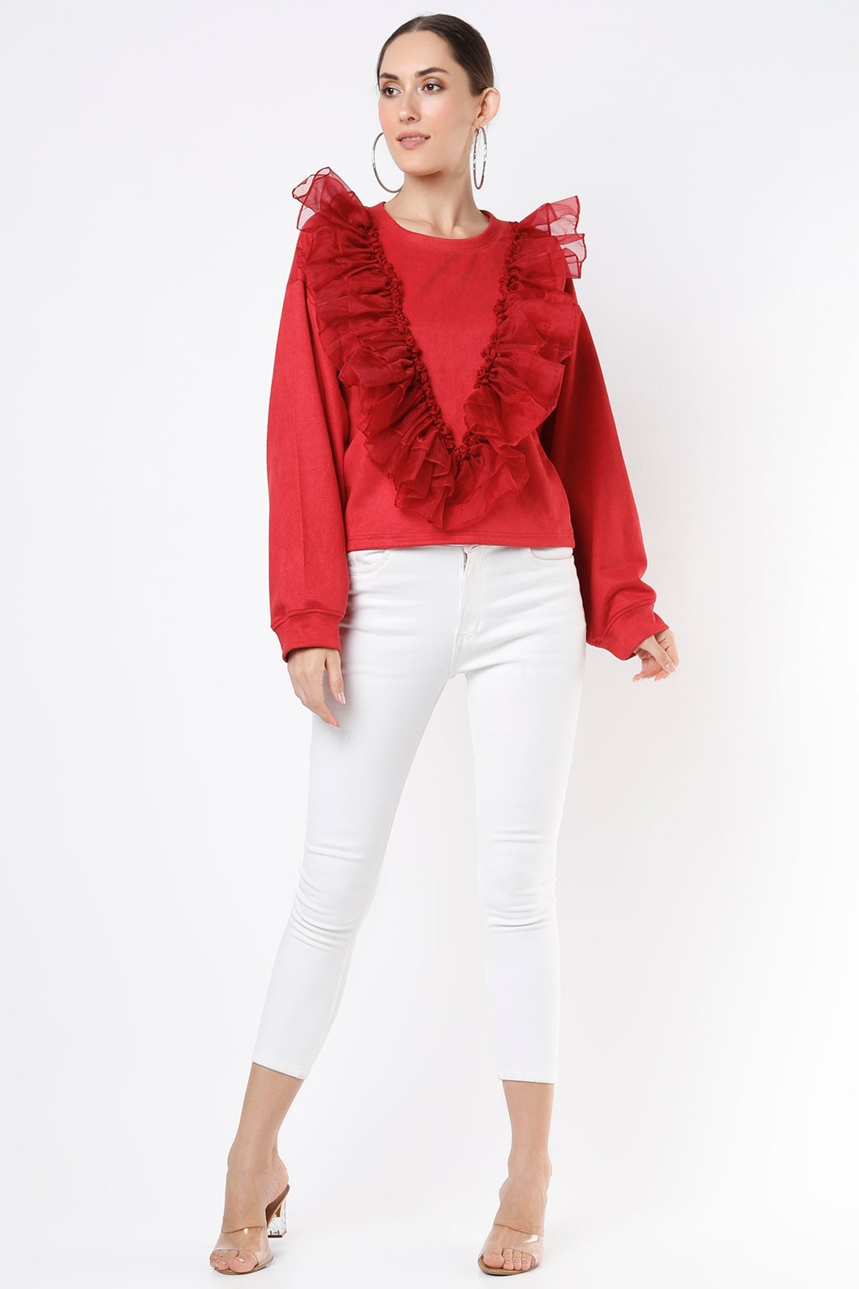 RUFFLE TOP