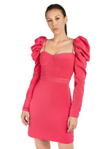 Hot Pink Corset Dress