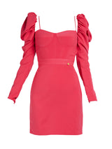 Hot Pink Corset Dress