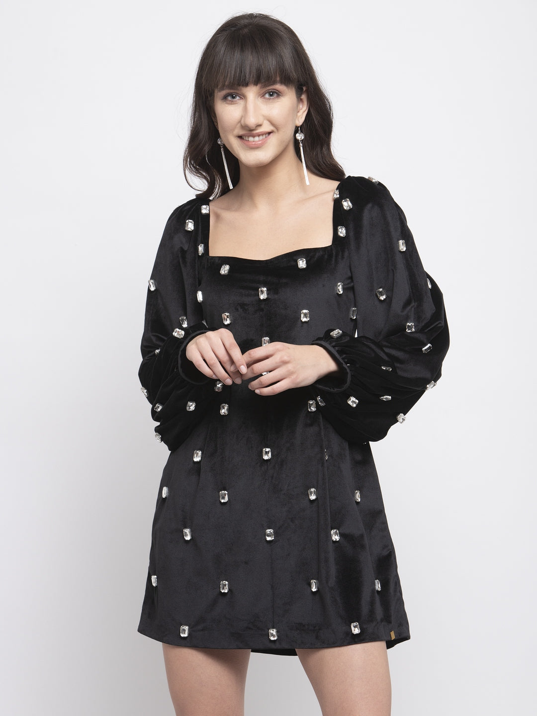 EMBELLISHED DRESS