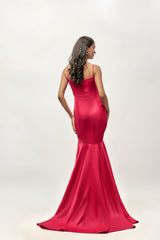 HOT PINK EMBELLISHED GOWN