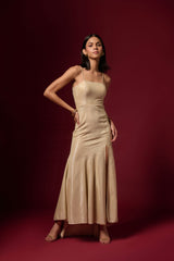 GOLDEN SIMMER LONG DRESS