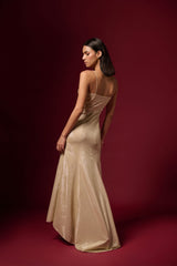 GOLDEN SIMMER LONG DRESS