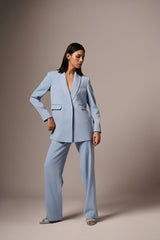 LIGHT BLUE BLAZER SET