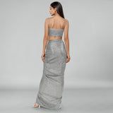 Silver Metallic Co-Ord Set