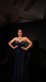 Navy Blue Gown