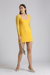 Yellow Short Dress