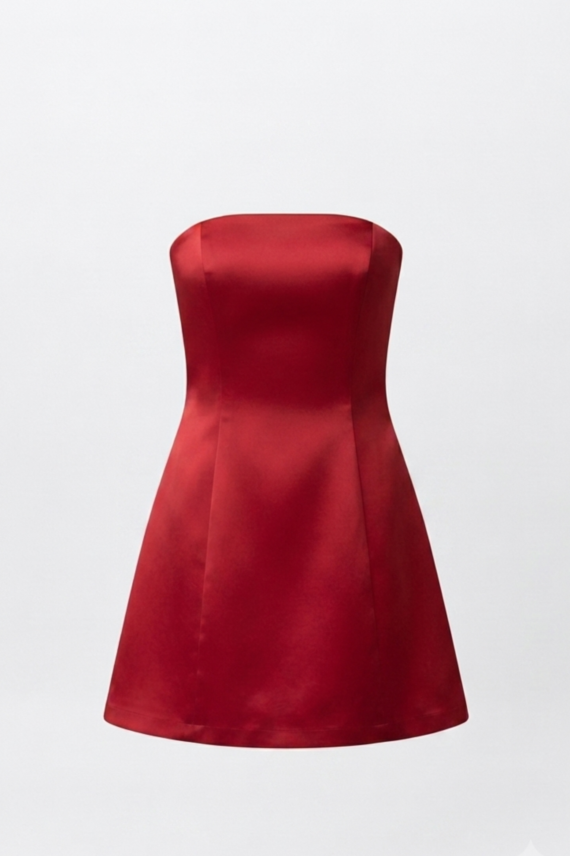 RED OFF SHOULDER MINI DRESS