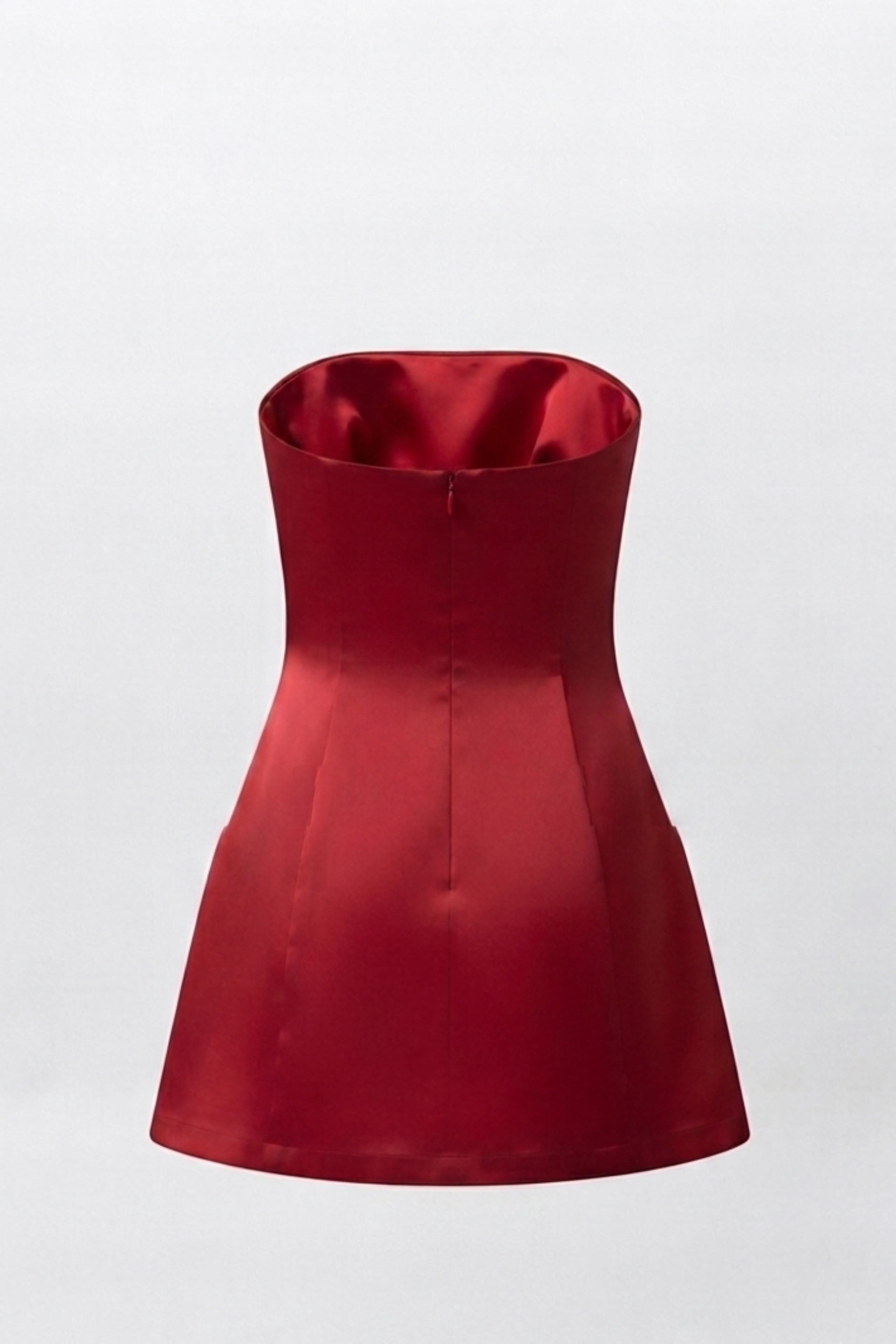 RED OFF SHOULDER MINI DRESS